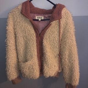 Listicle Fur Jacket with Hood
